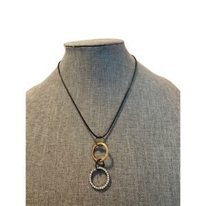 hoop pendant necklace
